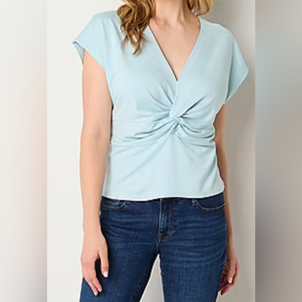 Sam And Jess Womens V Neck Blouse Size XXL NWT